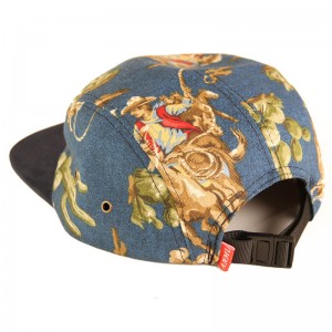 Cowboys & Horses (Navy) 5 Panel